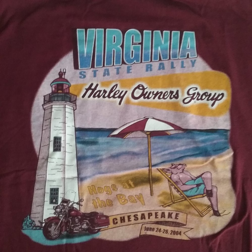 2004 VA State HOG Rally short-sleeve, size XL